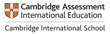 Cambridge Assessment International Education